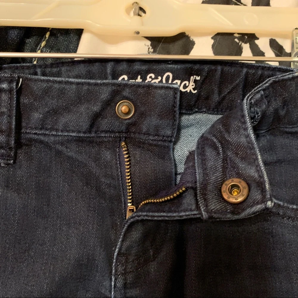 Cat & Jack girls denim shorts w/ adjustable waist Size 7